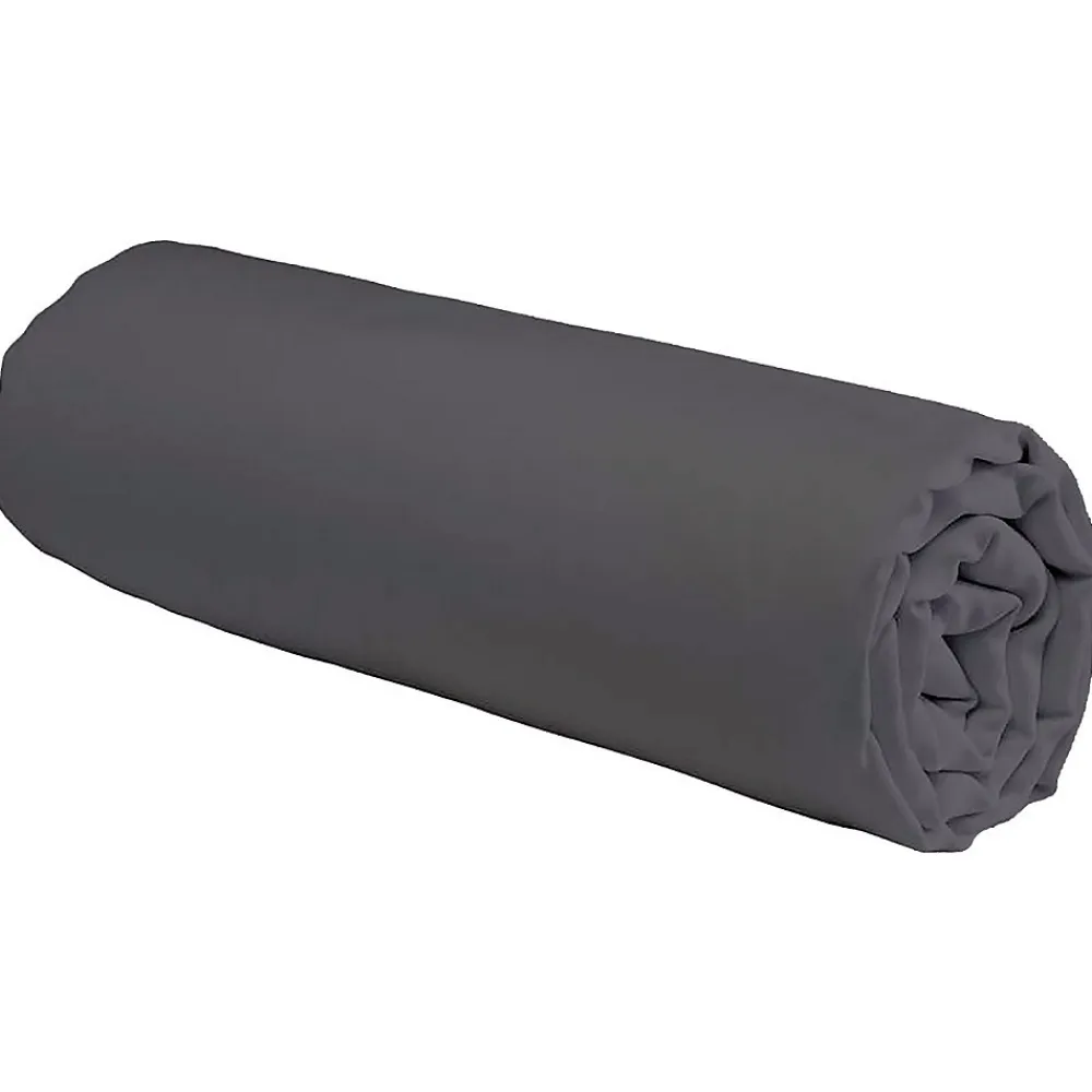 Drap housse en coton 57 fils uni bonnet 25cm 80x200cm>Future Home Clearance