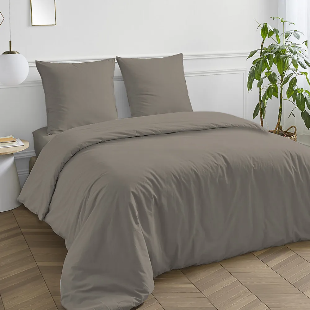 Drap housse en coton 57 fils uni bonnet 25cm 140x200cm>Future Home Hot