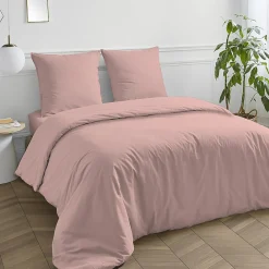 Drap housse en coton 57 fils uni bonnet 25cm 140x190cm><noscript><img width=