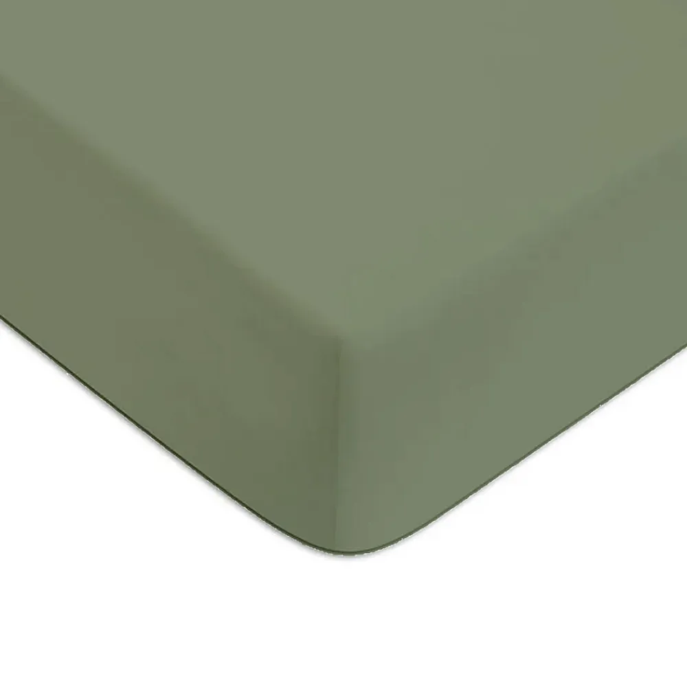 Future Home Drap housse en coton 57 fils uni bonnet 25cm 90x200cm* Drap Housse|Drap Housse