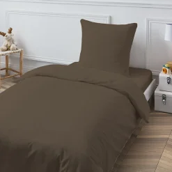 Future Home Drap housse en coton 57 fils uni bonnet 25cm 90x190cm* Drap Housse|Drap Housse