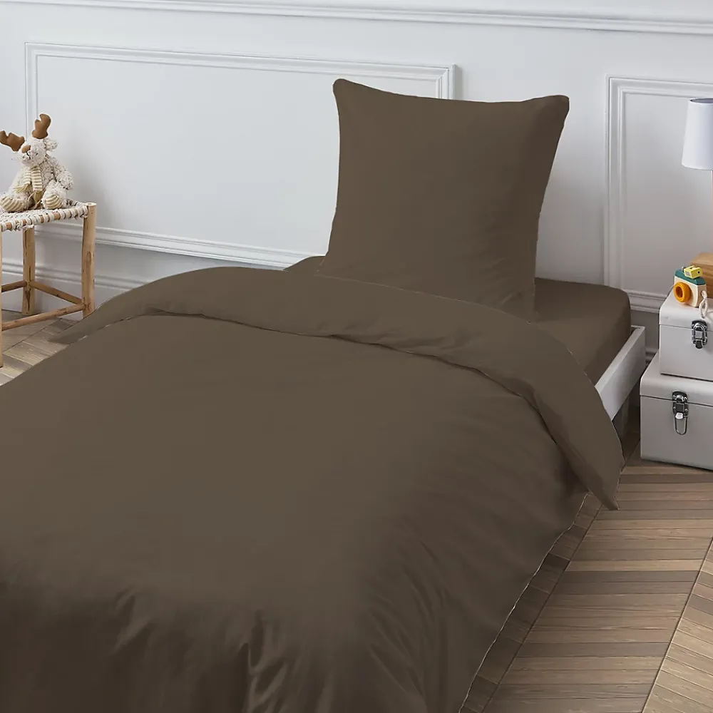 Future Home Drap housse en coton 57 fils uni bonnet 25cm 90x190cm* Drap Housse|Drap Housse