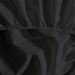 Drap housse en coton bonnet 30 cm Anthracite 200x200 cm STUDIO>Sensei Maison Discount