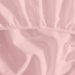 Drap housse en coton bonnet 30 cm Poudre 90x190 cm STUDIO>Sensei Maison Clearance