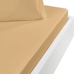 Sensei Maison Drap housse en coton bonnet 30 cm Moka 90x190 cm STUDIO* Drap Housse|Drap Housse