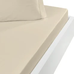 Drap housse en coton bonnet 30 cm Ficelle 80x200 cm STUDIO>Sensei Maison Discount