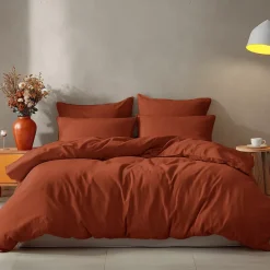 Sensei Maison Drap housse en coton bonnet 30 cm Auburn 200x200 cm STUDIO* Drap Housse|Drap Housse