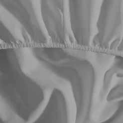 Drap housse en coton bonnet 30 cm Gris Perle 90x190 cm STUDIO>Sensei Maison