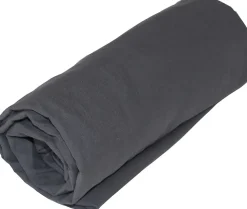 Toison d'Or Drap housse en coton Lavé (80x200 cm - Gris anthracite)* Drap Housse|Drap Housse
