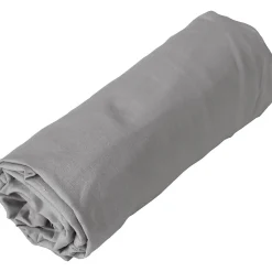 Drap housse en coton Lavé (140x190 cm - Gris)>Toison d'Or Discount