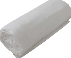 Toison d'Or Drap housse en coton Lavé (80x200 cm - Blanc)* Drap Housse|Drap Housse