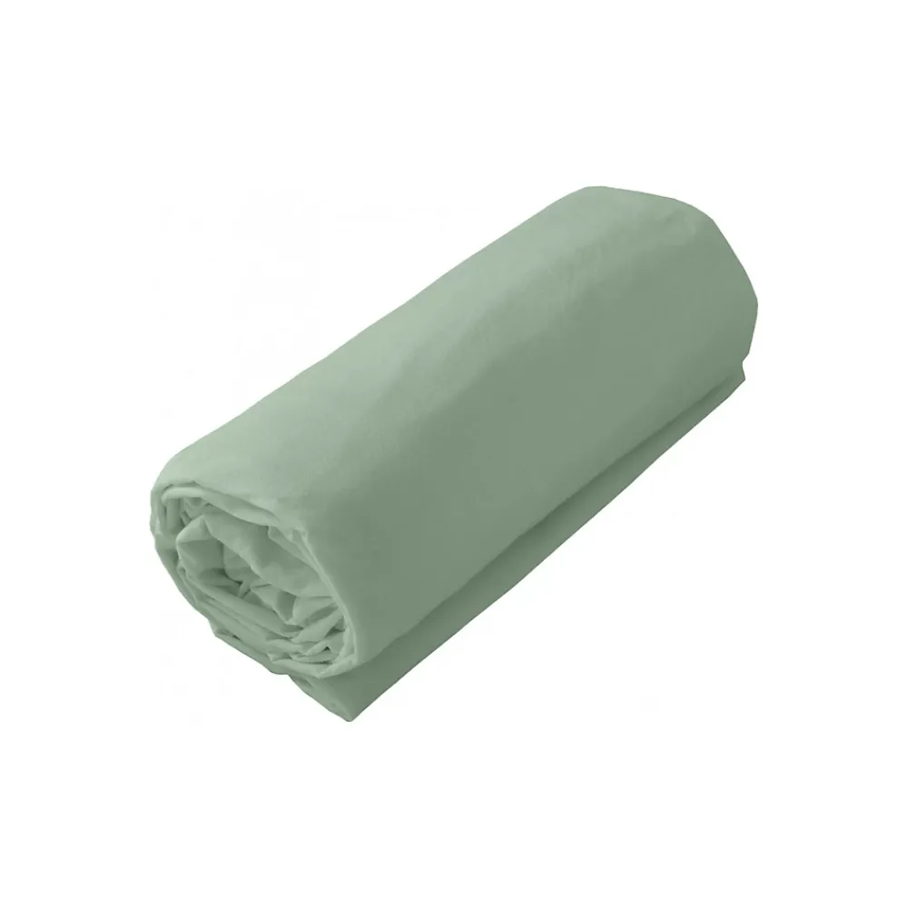 Toison d'Or Drap housse en coton Lavé (80x200 cm - Céladon)* Drap Housse|Drap Housse