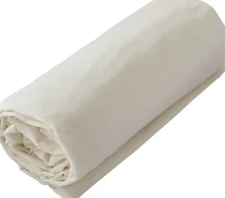 Drap housse en coton Lavé (160x200 cm - Ivoire)>Toison d'Or New