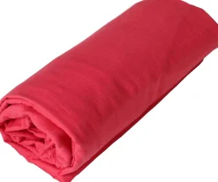 Drap housse en coton Lavé (90x190 cm - Rouge)>Toison d'Or Clearance