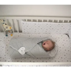 Drap housse en coton STELLA><noscript><img width=