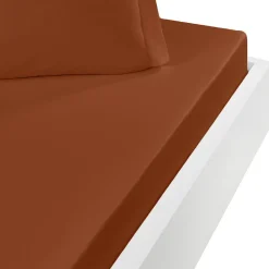 Sensei Maison Drap housse en flanelle de coton bonnet 30 cm Auburn 120x190 cm KLAPPEN* Drap Housse|Drap Housse