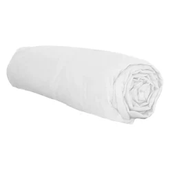 Tradilinge Drap housse en flanelle (90x190 cm - Blanc)* Drap Housse|Drap Housse