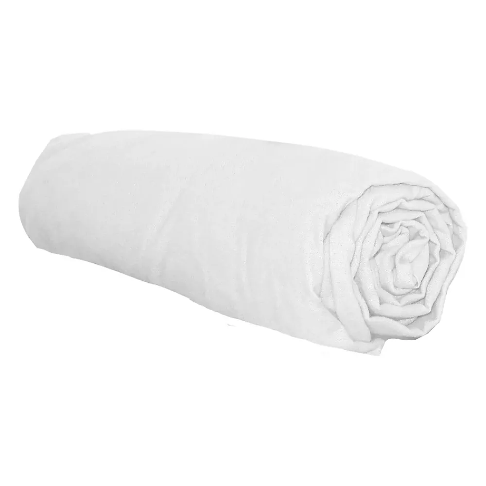 Tradilinge Drap housse en flanelle (140x190 cm - Blanc)* Drap Housse|Drap Housse