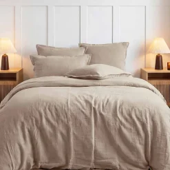 Sensei Maison Drap housse en gaze de coton bonnet 30 cm Sable 160x200 cm LOFT* Drap Housse|Drap Housse