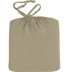 Sensei Maison Drap housse en gaze de coton bonnet 30 cm Sable 160x200 cm LOFT* Drap Housse|Drap Housse