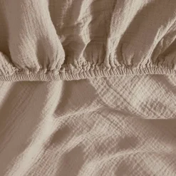 Sensei Maison Drap housse en gaze de coton bonnet 30 cm Sable 160x200 cm LOFT* Drap Housse|Drap Housse