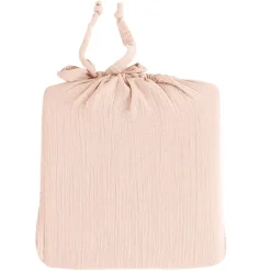 Sensei Maison Drap housse en gaze de coton bonnet 30 cm Poudre 160x200 cm LOFT* Drap Housse|Drap Housse