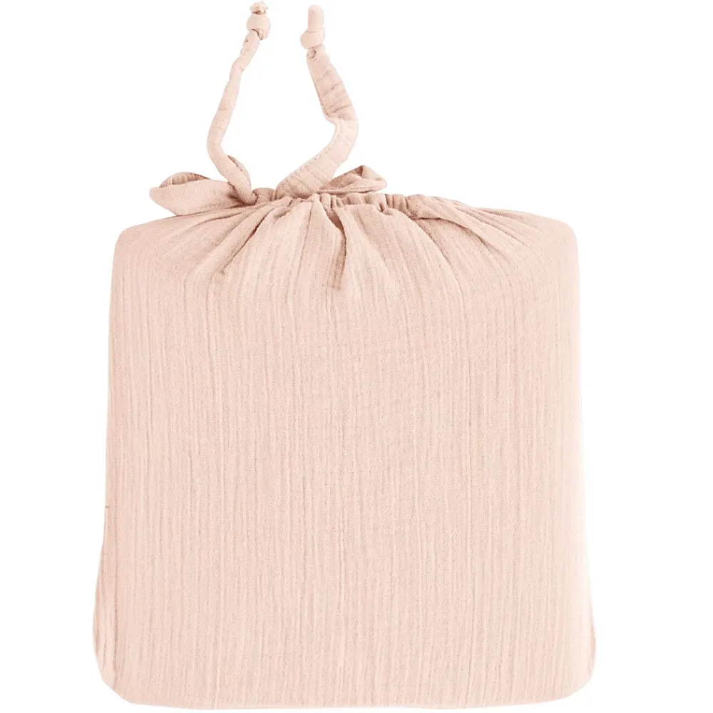 Sensei Maison Drap housse en gaze de coton bonnet 30 cm Poudre 160x200 cm LOFT* Drap Housse|Drap Housse