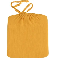 Drap housse en gaze de coton bonnet 30 cm Caramel 180x200 cm LOFT><noscript><img width=