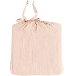 Drap housse en gaze de coton bonnet 30 cm Poudre 140x200 cm LOFT><noscript><img width=