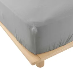 Eden Drap housse en gaze de coton Tendance uni* Drap Housse|Drap Housse