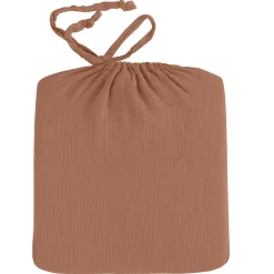 Sensei Maison Drap housse en gaze de coton bonnet 30 cm Brique 140x200 cm LOFT* Drap Housse|Drap Housse