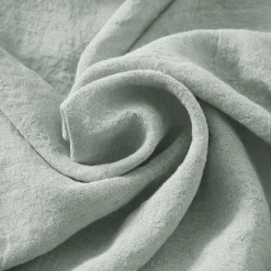 Drap Housse en Lin Lavé 140 x 190 cm Caramel><noscript><img width=