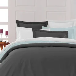 Drap housse en percale de coton bonnet 30 cm Nuage 90x200 cm SOFT PERCALE><noscript><img width=