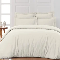 Sensei Maison Drap housse en percale de coton pour lit articulé Ecru 180x200 cm SOFT PERCALE* Drap Housse|Drap Housse