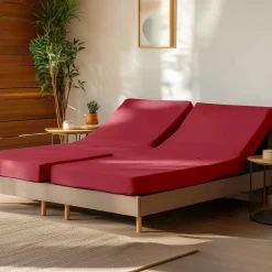 Drap housse en percale de coton pour lit articulé Cardinal 140x190 cm SOFT PERCALE>Sensei Maison Best