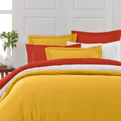 Drap housse en percale de coton bonnet 30 cm Terracota 160x200 cm SOFT PERCALE><noscript><img width=
