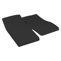 Sensei Maison Drap housse en percale de coton pour lit articulé Anthracite 160x200 cm SOFT PERCALE* Drap Housse|Drap Housse