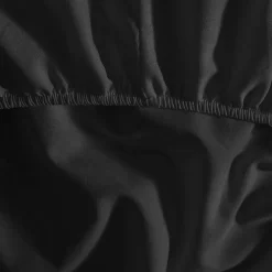 Sensei Maison Drap housse en percale de coton pour lit articulé Anthracite 160x200 cm SOFT PERCALE* Drap Housse|Drap Housse