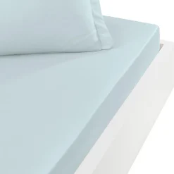 Drap housse en percale de coton bonnet 30 cm Nuage 140x190 cm SOFT PERCALE>Sensei Maison Outlet