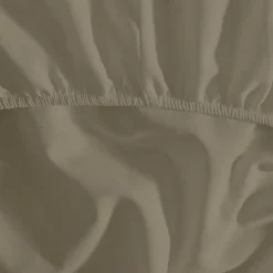 Sensei Maison Drap housse en percale de coton pour lit articulé Taupe 180x200 cm SOFT PERCALE* Drap Housse|Drap Housse