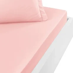 Sensei Maison Drap housse en percale de coton pour lit articulé Poudre 160x200 cm SOFT PERCALE* Drap Housse|Drap Housse