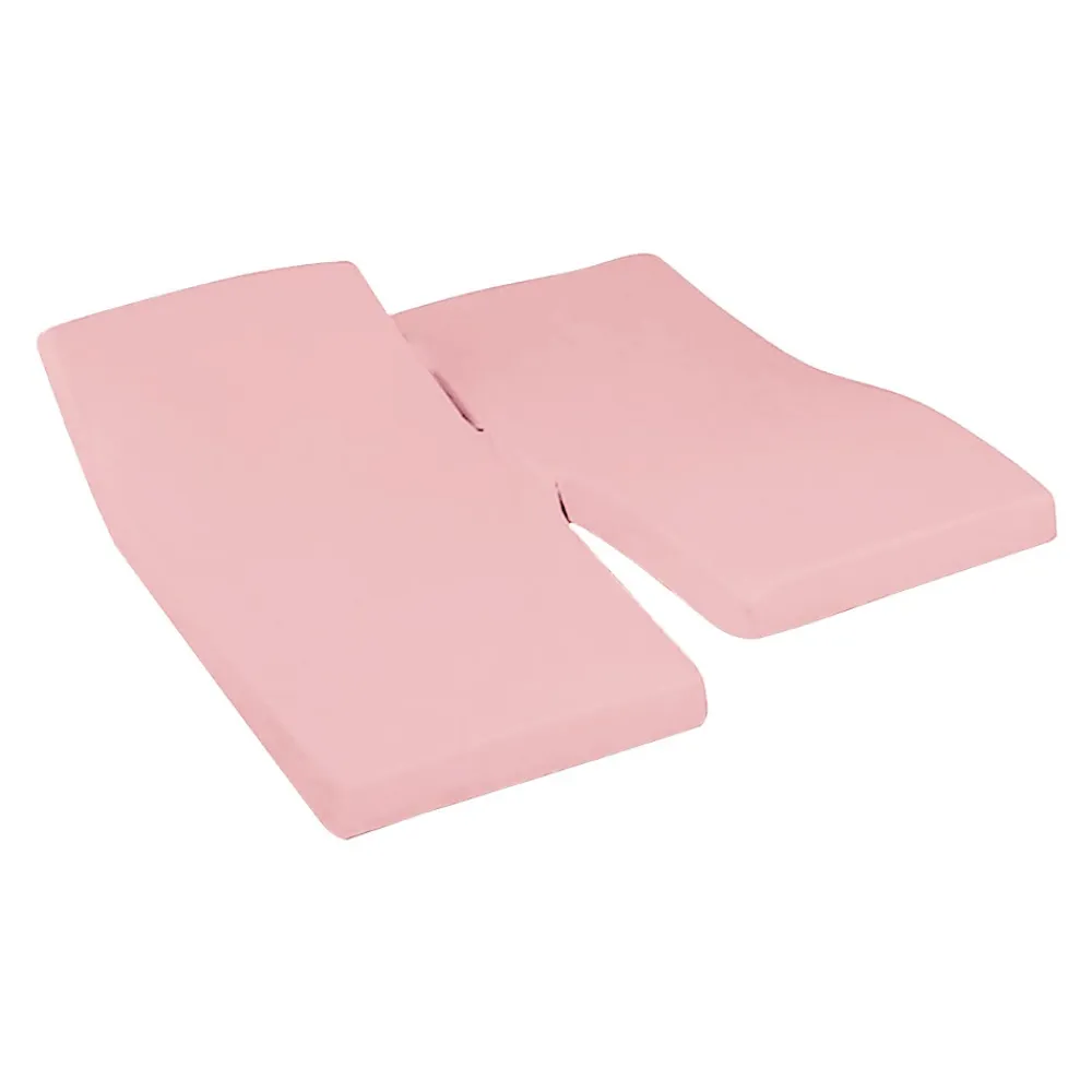 Sensei Maison Drap housse en percale de coton pour lit articulé Poudre 160x200 cm SOFT PERCALE* Drap Housse|Drap Housse