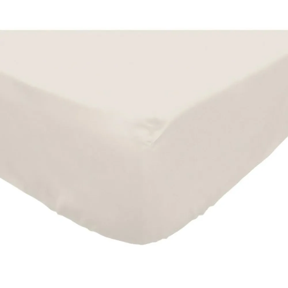 Drap housse en polycoton 90x200 cm PERCALE lin, par>Soleil D'Ocre Best