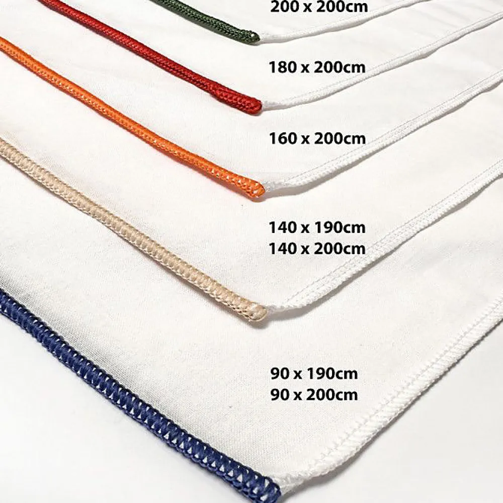 Drap housse en polycoton 90x200 cm PERCALE lin, par>Soleil D'Ocre Best