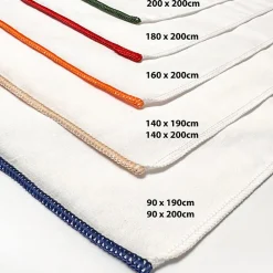Drap housse en polycoton 90x200 cm PERCALE blanc, par><noscript><img width=