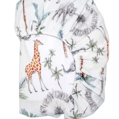 Drap housse en satin de coton Safari>Sevira Kids Best