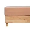 Drap housse Flora gaze de coton rose 140x190cm - Atmosphera>Atmosphera Créateur D'Intérieur Sale