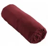 L'Effet Papillon Drap housse "Gaïa" toutes dimensions "Gaze de Coton" - Gaïa Lie de Vin - 160 x 200 cm bonnet de 30 cm* Drap Housse|Drap Housse
