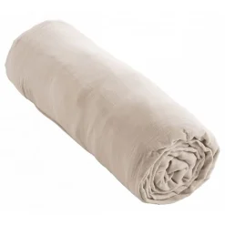 Drap housse "Gaïa" toutes dimensions "Gaze de Coton" - Gaïa Pampa - 90 x 190 cm bonnet de 30 cm>L'Effet Papillon Clearance