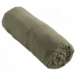 Drap housse "Gaïa" toutes dimensions "Gaze de Coton" - Gaïa Romarin - 140 x 190 cm bonnet de 30 cm>L'Effet Papillon